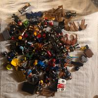 personaggi playmobil + 3 veicoli playmobil