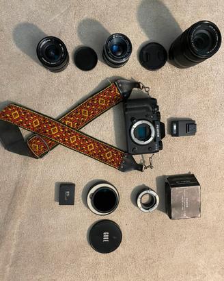 Set completo fotografia professionale fujifilm xt2