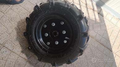 Ruote ed assolcatore nuove x motozappa 