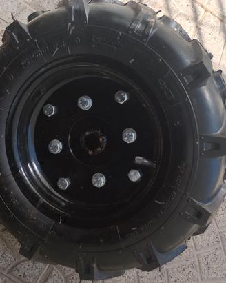Ruote ed assolcatore nuove x motozappa 