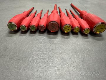 Cacciaviti intercable 9 pezzi isolati 1000v