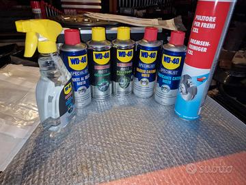 Kit Linea Manutenzione Moto WD40 Specialist