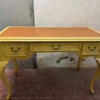 Scrittoio epoca in lacca e pelle