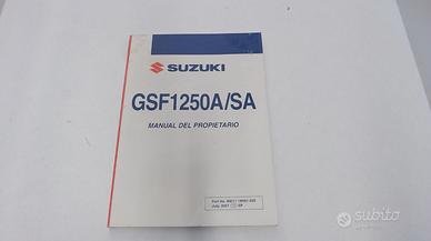 USO E MANUTENZIONE GSF1250A/SA BANDIT SUZUKI 99011
