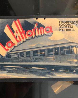 La Littorina locomotiva animata Duce Ventennio