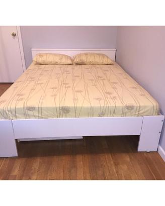Letto ikea aneboda con materasso e doghe