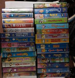 VHS  cartoni animati originali Walt Disney 