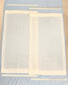 Tenda per finestra doppia anta camera soggiorno