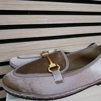 mocassino elegante velluto