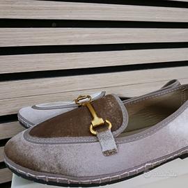 mocassino elegante velluto