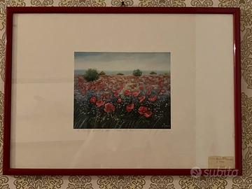 Litografia ritoccata a mano di Giorgio Stocco