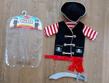 Costume pirata 3-6 anni