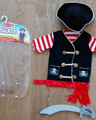 Costume pirata 3-6 anni