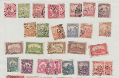 173 Francobolli Ungheria 1888/1968 in busta