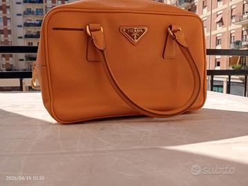 Borse Prada Galleria Bauletto in Pelle Saffiano Lu