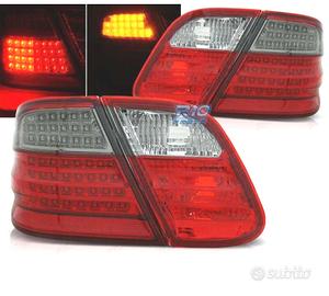 FANALI MERCEDES CLK W208 97-02 LED ROSSO AFFUMICAT