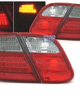 FANALI MERCEDES CLK W208 97-02 LED ROSSO AFFUMICAT