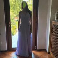 Vestito lungo lilla