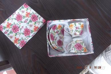 Tazzine da caffe decorate nuove