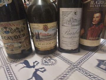 4 VINI DA COLLEZIONE ANNI 1956 1964 1980