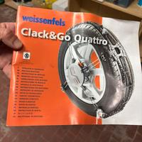 Catene da neve Weissenfels black&go quattro F30