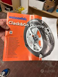 Catene da neve Weissenfels black&go quattro F30