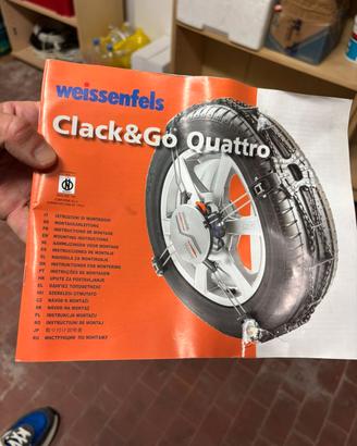 Catene da neve Weissenfels black&go quattro F30