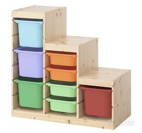 Trofast Ikea mobile scala con contenitori