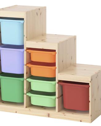 Trofast Ikea mobile scala con contenitori