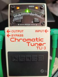 BOSS TU-3 Tuner Accordatore Chit/Bass (NUOVO)