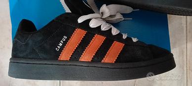 Campus Adidas nero/arancio