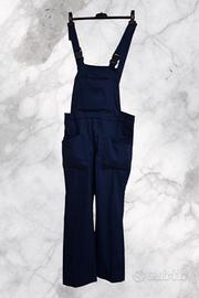 👖Salopette blu unisex taglia 50 Nuova 