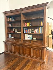 Libreria in legno massello