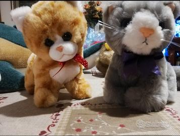 peluche gatto grigio Teddy Andersen originale 