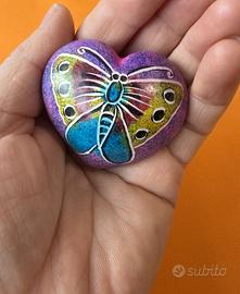 Cuore in pietra fatto a mano - cuori collezioni