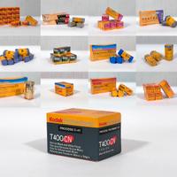 Pellicole Kodak colori e Bianco e Nero 120/220/135