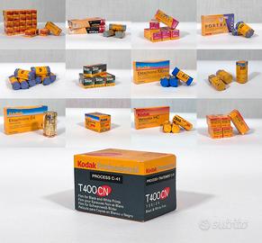 Pellicole Kodak colori e Bianco e Nero 120/220/135