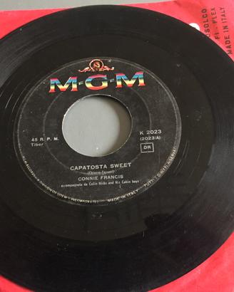 45 giri Connie Francis