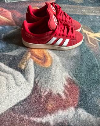 Adidas campus rosse