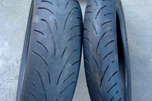gomme moto 180/55 17 - 120/70 17