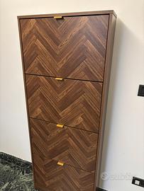 Scarpiera nuova a 4 ante