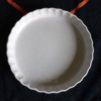 Vassoio ciotola rotonda, ceramica bianca,  dolci