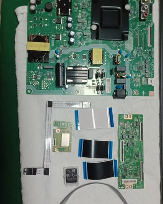 Ricambi Hisense 55"-Main Board,T-Con,Wi-fi e cavi