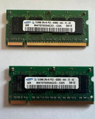 RAM Samsung 512MB DDR2 SO-DIMM PC2