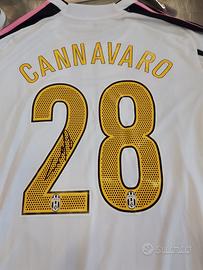 Maglia Juve autografata Cannavaro con certificato