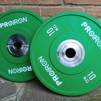 PROIRON Dischi Bumper Palestra 50mm, Pesi