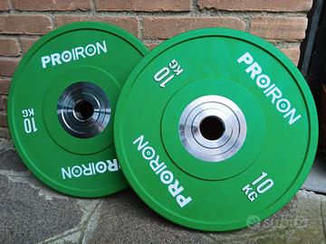 PROIRON Dischi Bumper Palestra 50mm, Pesi