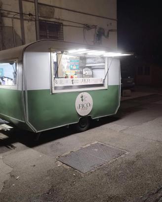 roulotte paninoteca creperia truck food