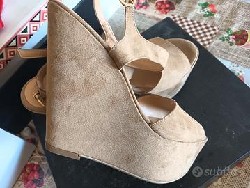 sandalo n.40 scamosciato