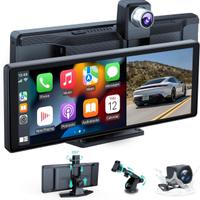 Dash-cam doppia e schermo con carplay e android au